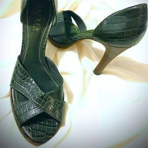 Emerald Green Ralph Lauren Heels